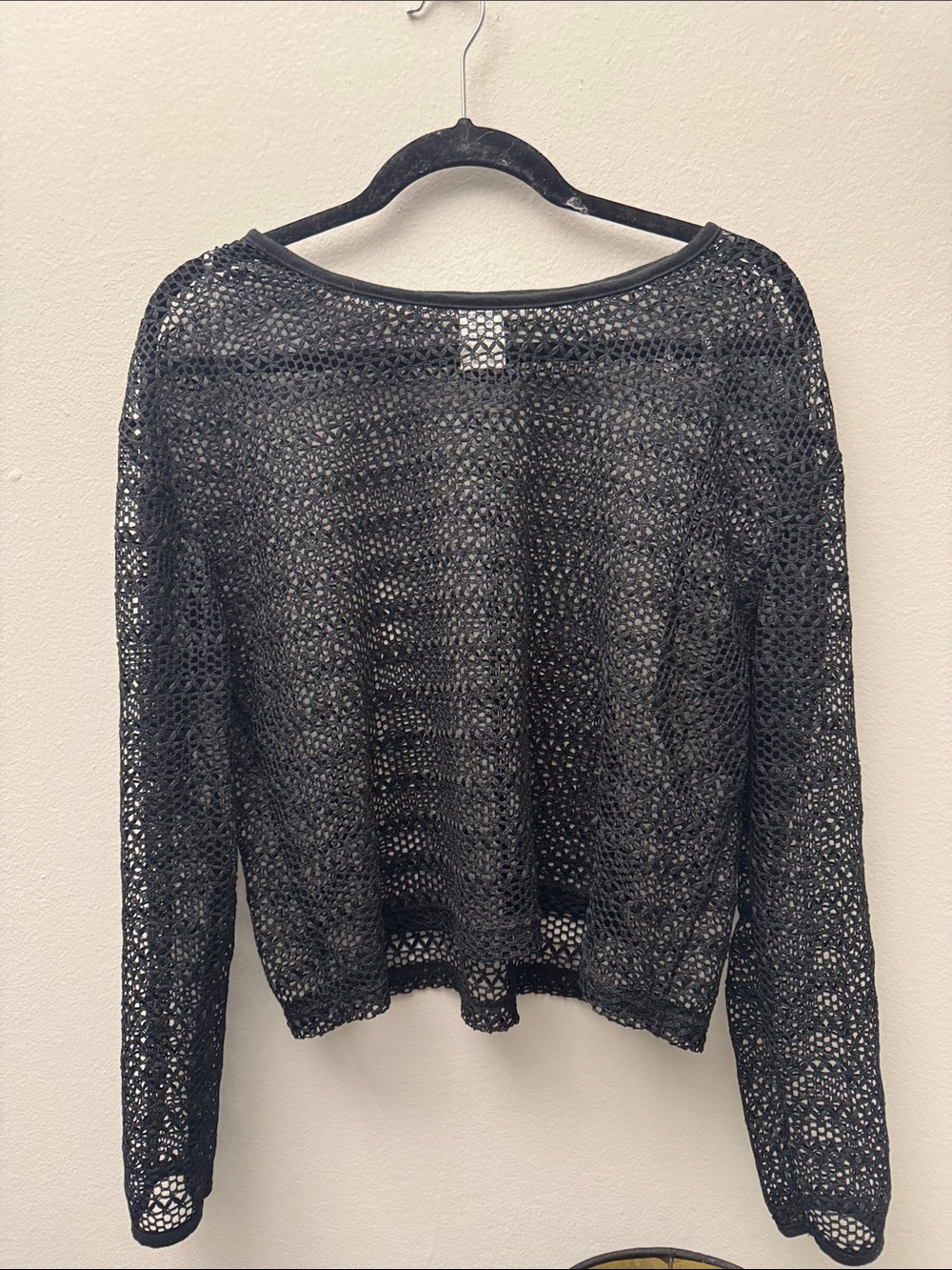 Black sheer long sleeve